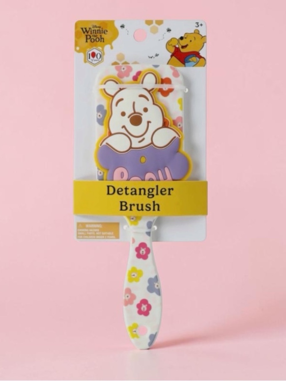 Disney Winnie the Pooh Floral Detangler Brush - Gift  Girls Brand New